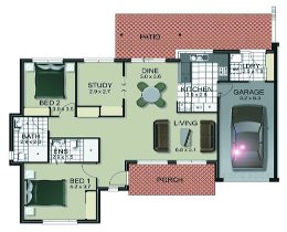 Floorplan of Anderson Villa