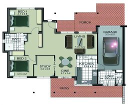 Floorplan of Asher Villa
