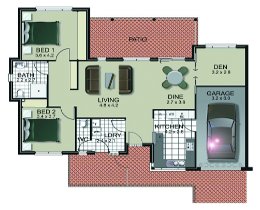 Floorplan of Buchanan Villa