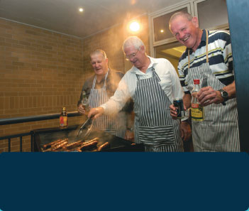 Socialising with friends and family