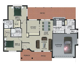 Floorplan of McNaughton Villa