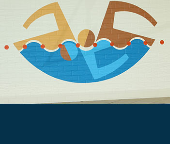 Relaxing swimming in the indoor pool